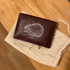 Genuine leather 🦔 card holder